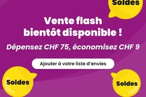 CHF 9 de réduction sur votre prochaine commande - dès le 13 juin !