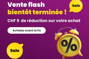 Dernière chance : 9 CHF de réduction se terminent ce soir. Ne ratez pas ça !