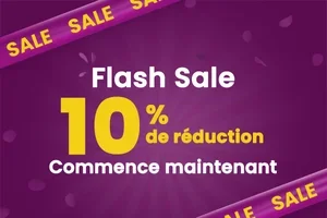 C'EST PARTI : -10 % sur tout le site dès maintenant ! ⚡