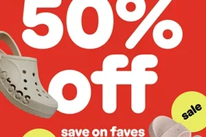 Your next solemate is up to 50% off