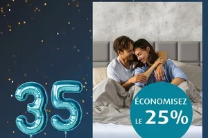 Profitez dès maintenant de 25 % de réduction sur nos deux lits boxspring Classic les plus vendus!