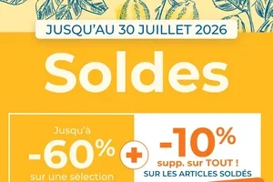 ⚡️TOP DEPART DES SOLDES ! -10% supp aujourd'hui seulement⚡️