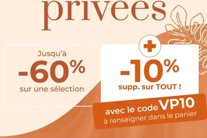 🤩 -10% supp sur tout le site… en plus des Ventes Privées