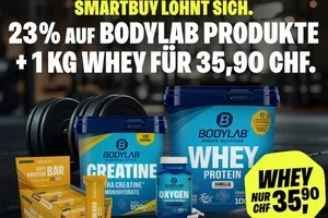 SMARTBUY ist zurück! 💥 23 % + Whey für 35,90 CHF!