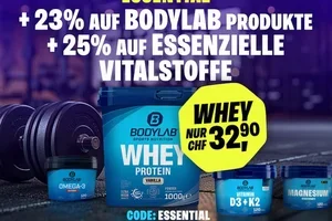🎯 25 % auf Vitalstoffe + 23 % auf BODYLAB!