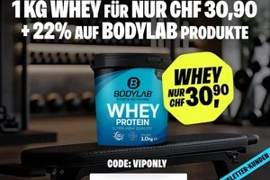 Noch 48 Stunden: 1 kg Whey für CHF 30,90 💥