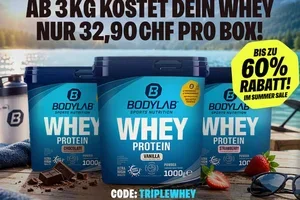 Juli Special: 32,90 CHF pro Whey Box ab 3 Stück! 💥