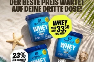 Whey-Vorrat fast leer?