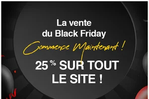 🎉Exclusivité Black Friday : 25% de réduction sur tout !