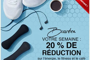 Rechargez votre routine ⚡ Économies Cyber Week : -20 % sur les essentiels fitness et énergie !