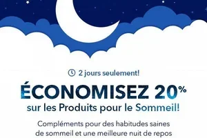 🌙 Une Bonne Nuit de Sommeil à Moindre Coût ! Économisez 20 % sur TOUTES les Aides au Sommeil!