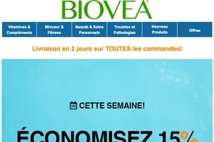 🌿Votre Offre Exclusive de 15% de Réduction est Arrivée !