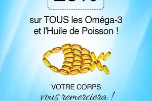 Attrapez 20 % de Réduction sur les Oméga et l’Huile de Poisson ! 🐟
