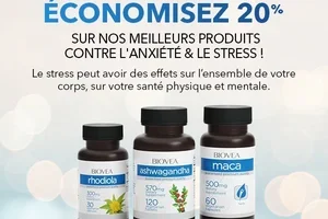 Détendez votre esprit avec 20 % de remise sur les produits contre l’Anxiété & le Stress