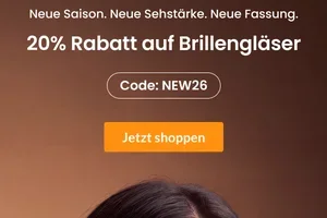 Die Jahreszeiten ändern sich. Ihre Augen vielleicht auch. 20 % Rabatt auf Gläser