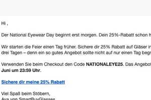 Wir feiern den National Eyewear Day