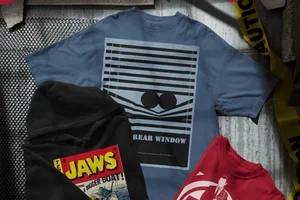 Horror Movie Tees 🔪 Halloween, Jaws, Psycho & More