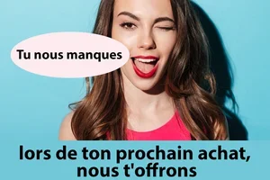 💌 Tu nous manques — CHF 20 et un cadeau t'attendent