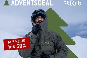 🎄 Nur heute: 50% auf Daunenjacken von RAB