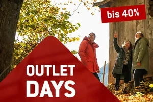 Die Outlet Days laufen aus: Bis zu 40% sparen