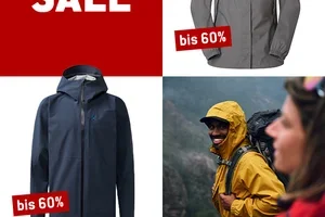 Bis zu 60 % auf Outdoorjacken
