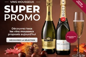 ✨ SUPER PROMO : découvrez tous les vins mousseux proposés aujourd'hui