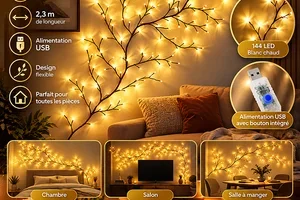 🌿 Guirlande Lumineuse Effet Branches 🫧 Distributeurs de savon automatique ...
