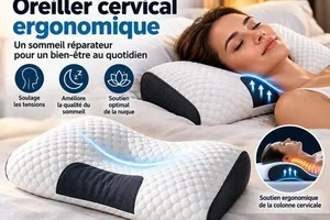 💤 Oreiller cervical ergonomique
