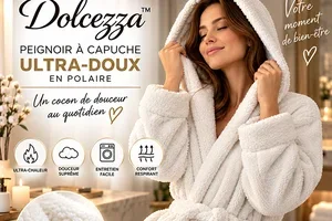 🛁 Peignoir à Capuche Ultra-Doux 👨‍🍳 Robot Ménager ...