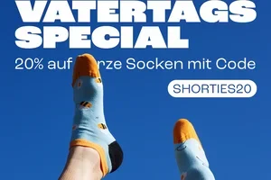 20% auf kurze Socken – nur noch bis morgen. ⚡️