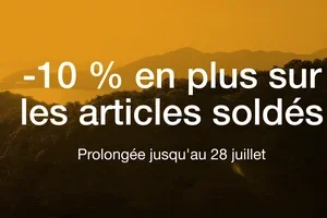 10% de réduction supplémentaire sur les soldes, offre prolongée !💥