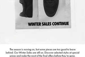 Not Over Yet: Winter Sale Continues