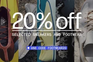 Don't miss 20% off selected sneakers & footwear