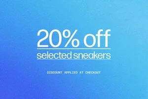 20% off selected sneakers - 3 days only!