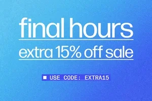 FINAL HOURS: EXTRA 15% OFF SALE!