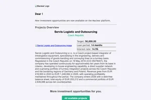 Don't miss it! A new project "Servis Logistic and Outsourcing (PJ2228)" listed on the Maclear platform.