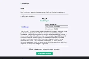 Don't miss it! A new project "VLAD (PJ2020)" listed on the Maclear platform.