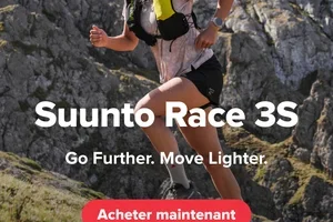 Découvrez la Suunto Race 3S. Plus loin, plus léger.