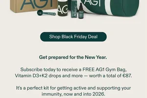 Last Call - AG1 Black Friday Deal 🎁