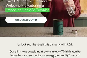 Get ahead of 2026 with AG1