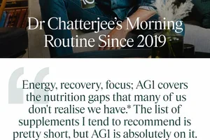 Why Dr Rangan Chatterjee drinks AG1
