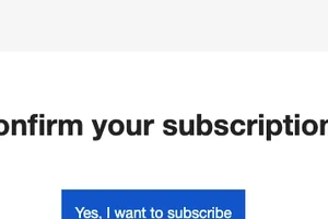 Confirm Your Subscription