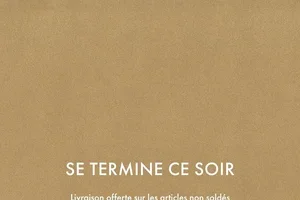 Dernière chance pour la livraison offerte
