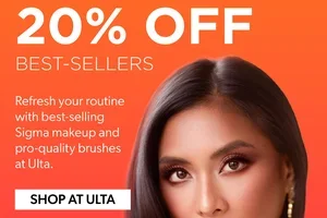 20% Off Sigma Best-Sellers at Ulta 🧡