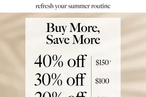 Refresh Your Routine & Save Up to 40% 💌