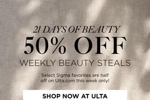 50% OFF AT ULTA! 21 Days of Beauty Starts NOW 🧡