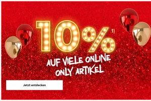 🎂 🎉 Geburtstags-Sale! 10% auf das gesamte Online Only Sortiment! 🎁