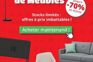 SOLDES meubles : jusqu'à -70%