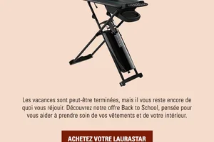 C'est l'heure des offres Back to School chez Laurastar ! 💨