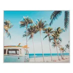 Toile imprimée BAY multicolore 50x40x2.5cm